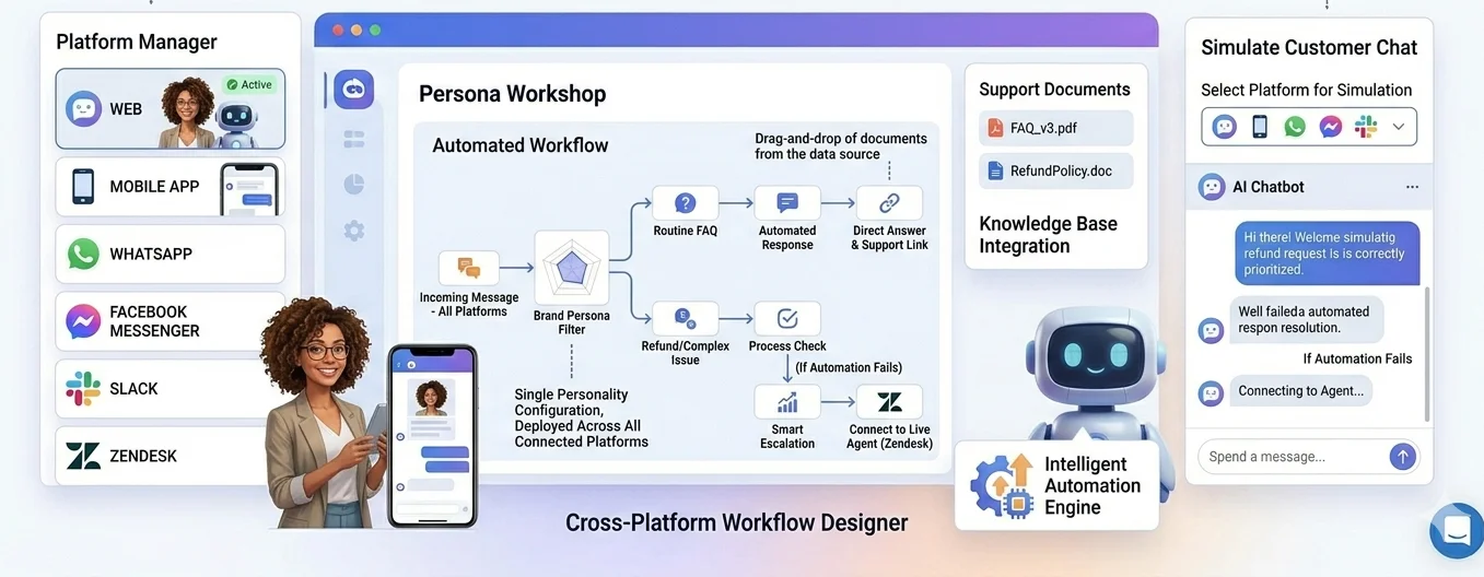 AI-Powered Chatbot for Smarter Customer Support & Automation